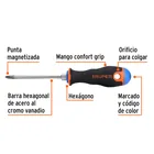 Desarmador de cruz 1/4' x 4' mango Comfort Grip, TRUPER 4