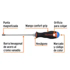 Desarmador de cruz 1/4' x 6' mango Comfort Grip, TRUPER 3