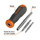 Desarmador 2 puntas dobles y barra con 2 cajas hexagonales 3