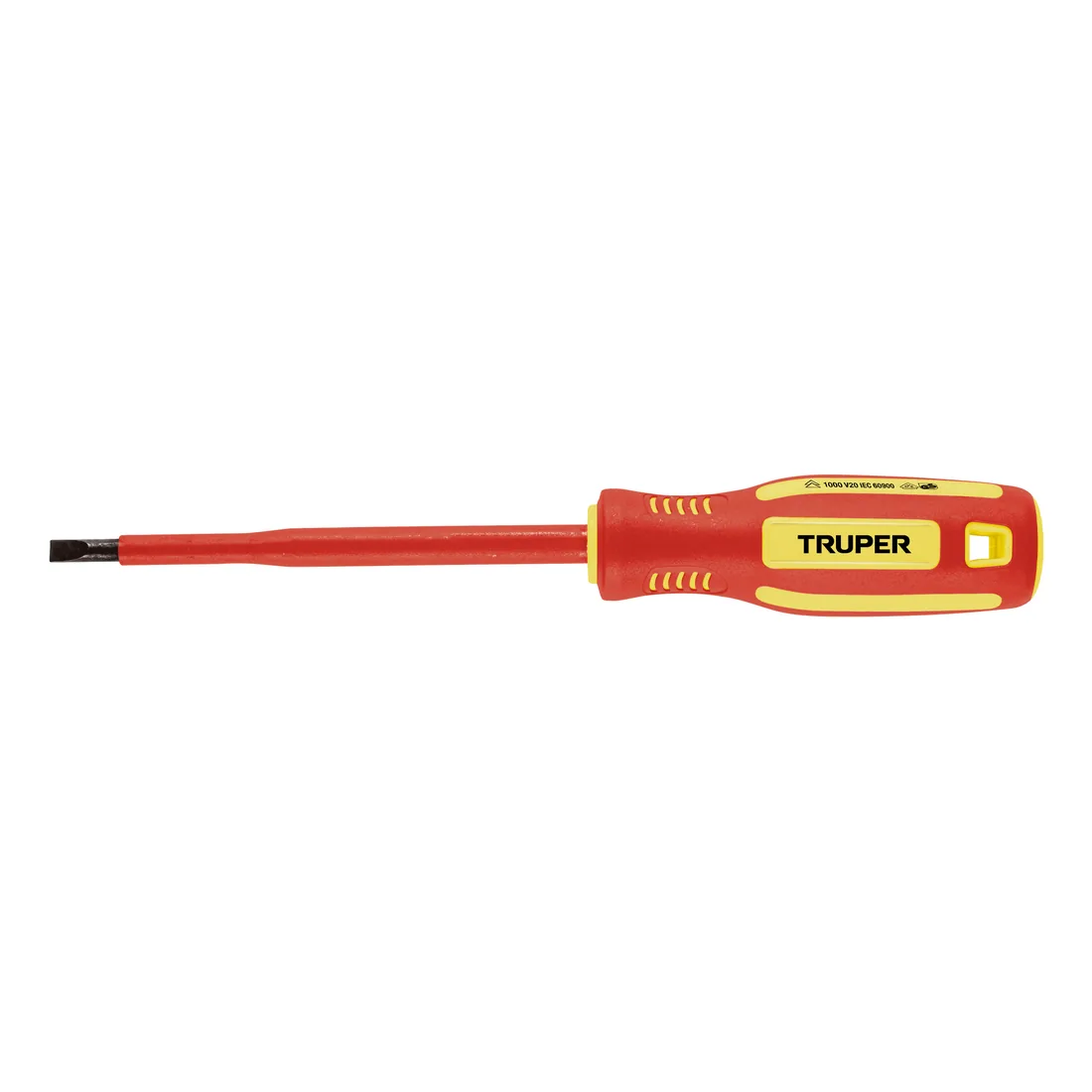 Desarmador dieléctrico plano 7/32' x 5', TRUPER