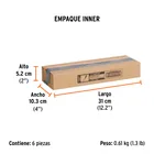 Desarmador plano 3/16' x 6' mango Comfort Grip, TRUPER 7
