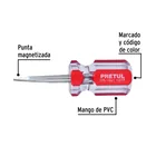 Desarmador plano 1/4 x 1-1/2' mango de PVC, PRETUL 4