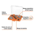 Desarmador de precisión con 42 puntas intercambiables 3