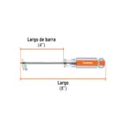 Desarmador punta Torx T 15 mango de acetato, TRUPER 2