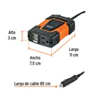 Inversor de corriente de 120 W con puertos USB, TRUPER 6