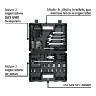 Juego de 66 herramientas 1/4' y 3/8' para mecánico, PRETUL 3
