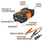 Inversor de corriente de 200 W con puertos USB, TRUPER 3