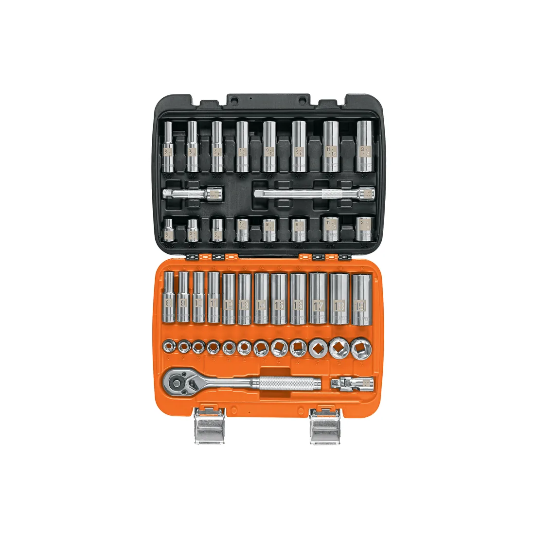 Juego de 44 herramientas cuadro 3/8' std y mm para mecánico