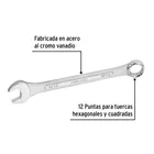 Llave combinada 9/16' x 180 mm de largo, PRETUL 2