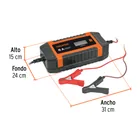 Cargador / mantenedor de 8A para baterías de 12V/24V, TRUPER 3