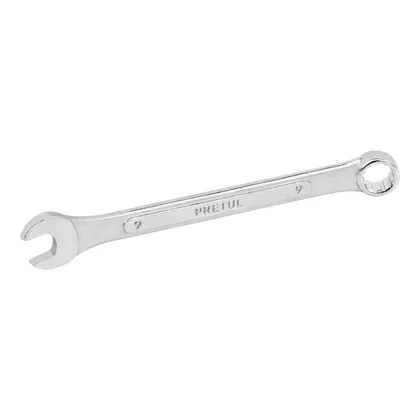 Llave combinada 9 mm x 130 mm de largo, PRETUL