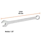 Llave combinada extralarga 1-1/8' x 401 mm de largo, EXPERT 3
