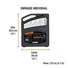 Jgo 20 llaves combinadas extralargas pulidas std y mm,EXPERT 3