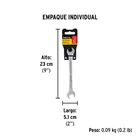 Llave española, 1/2 x 9/16' x 172 mm de largo, PRETUL 5