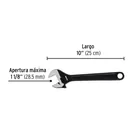Llave ajustable (perico) 10' pavonada, PRETUL 3