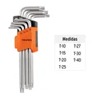 Juego de 7 llaves torx largas con organizador abatible 3