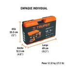 Juego de 9 tarrajas para tubo de 1/2' a 2', TRUPER 5