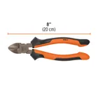 Pinza corte diagonal 8' alta palanca, Comfort Grip, EXPERT 3
