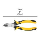 Pinza de corte diagonal 8' mango Comfort Grip, PRETUL 3