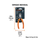 Pinza de corte diagonal 5' mango de PVC, TRUPER 3