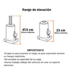 Gato hidráulico de botella de 12 Ton, TRUPER 2