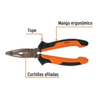 Pinza punta curva 6' mango Comfort Grip, TRUPER EXPERT 2