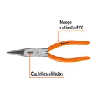 Pinza de punta y corte 8' mango de PVC, TRUPER 2