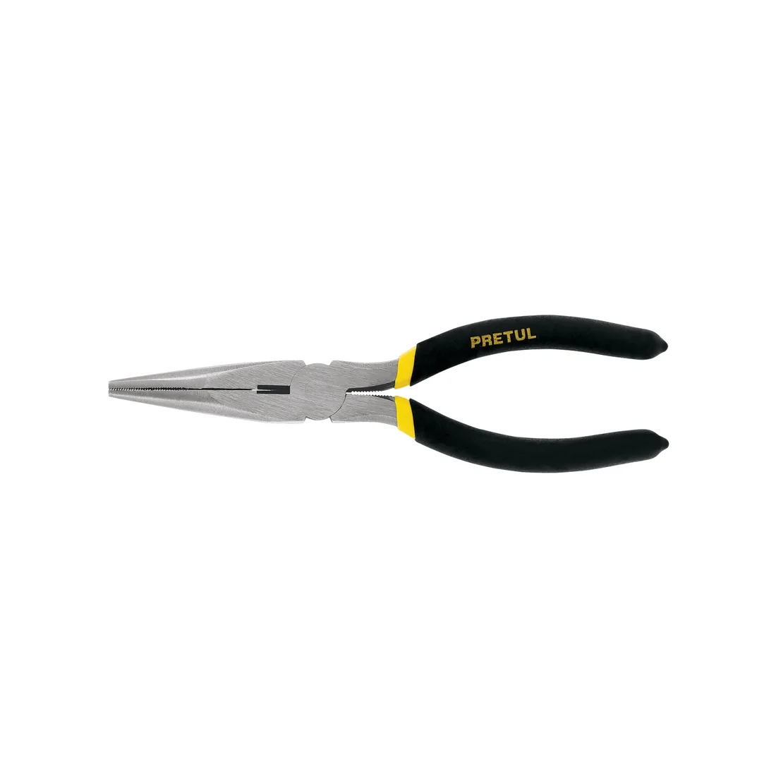 Pinza de punta y corte 7' mango de PVC, PRETUL