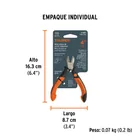 Mini pinza de corte diagonal 4' mango Comfort Grip, TRUPER 5