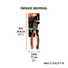 Pinza para electricista 8' alta palanca,Comfort Grip,EXPERT 5