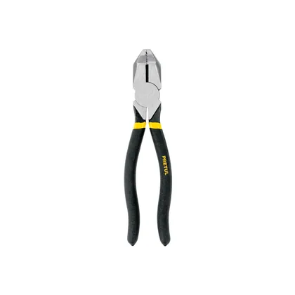 Pinza para electricista 8' uso rudo, mango de PVC, PRETUL
