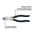 Pinza para electricista 8' uso rudo, mango de PVC, PRETUL 2