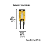 Pinza para electricista 8' mango de PVC, PRETUL 4
