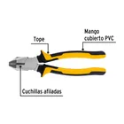Pinza p/electricista 8' uso rudo, Comfort Grip, PRETUL 2