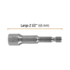 Estuche con 15 dados magnéticos de 3/8' largo 2-1/2', EXPERT 3