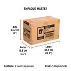 Estuche con 15 dados magnéticos de 3/8' largo 2-1/2', EXPERT 8