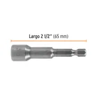 Estuche con 5 dados magnéticos de 3/8' largo 2-1/2', EXPERT 3
