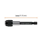 Extensión magnética 3'', para puntas, cambio rápido, EXPERT 3