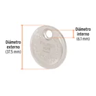 Calibrador redondo para bujías, TRUPER 4