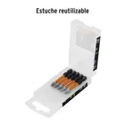 Estuche con 5 puntas de cruz PH2 de impacto largo 2', EXPERT 5