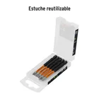 Estuche con 5 puntas de cruz PH2 de impacto largo 3', EXPERT 4