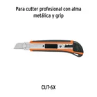 Estuche con 10 cuchillas SK2 de 18 mm para cutter, EXPERT 4