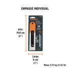 Estuche con 10 cuchillas SK4 de 25 mm para cutter, TRUPER 6