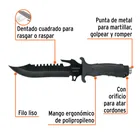 Cuchillo táctico para campismo 7', TRUPER 2