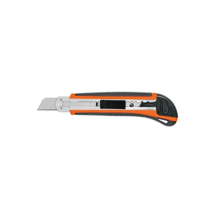 Cutter 18 mm profesional con alma metálica y grip, TRUPER
