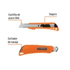 Cutter 25 mm reforzado de plástico con alma metálica, TRUPER 4