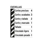 Juego de exactos profesional con 13 cuchillas,estuche,TRUPER 2