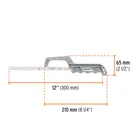 Mini arco 12' de aluminio para segueta, TRUPER 3
