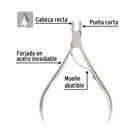 Alicate para manicure 4', cabeza recta, punta corta, PRETUL 2