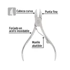 Alicate para pedicure 4', cabeza curva, punta fina, PRETUL 2